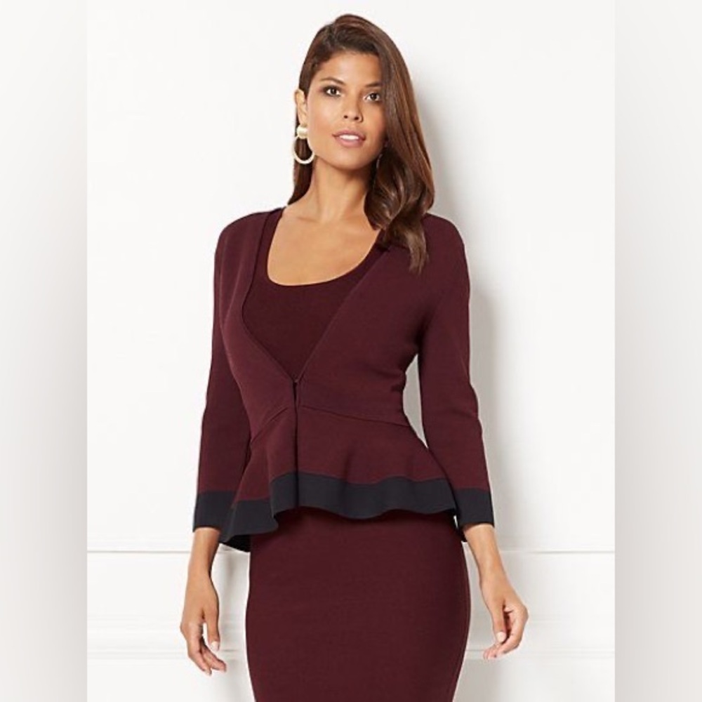 Eva Mendes for NY & Company Peplum Jacket Women’s Large